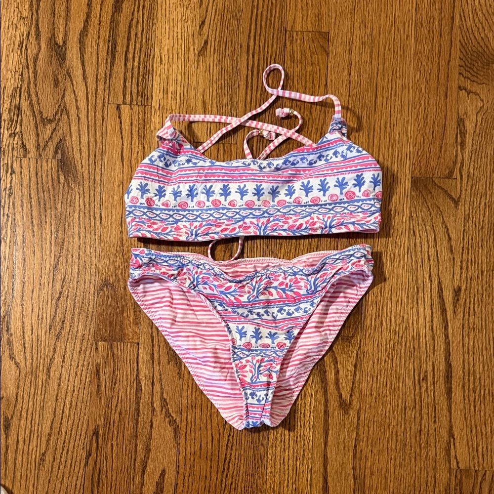 Vineyard Vines Pink and Blue Bikini